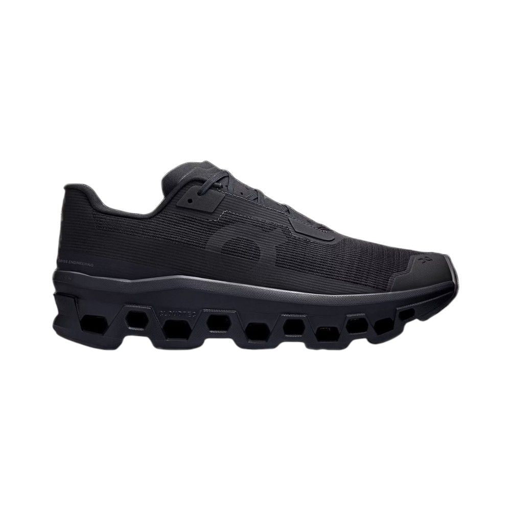 On Cloud Monster Sneaker — Black, view 3