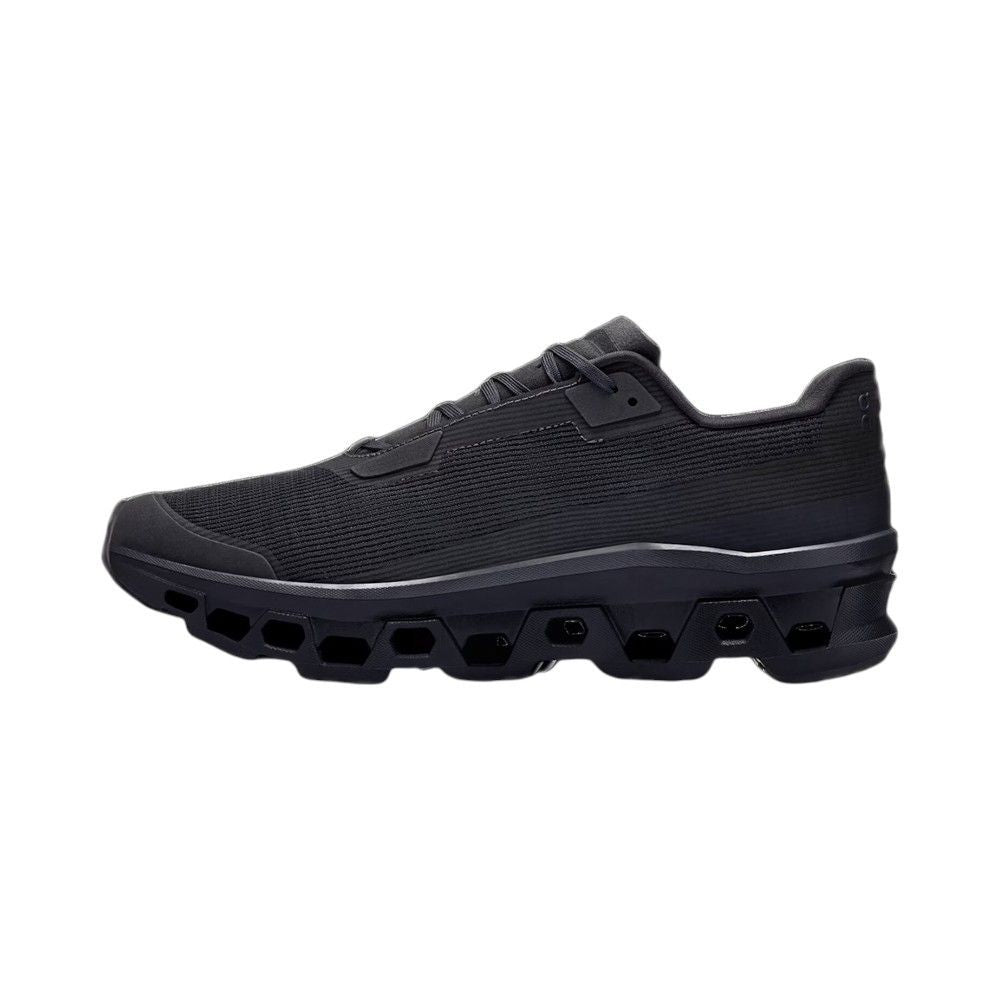 On Cloud Monster Sneaker — Black, view 4