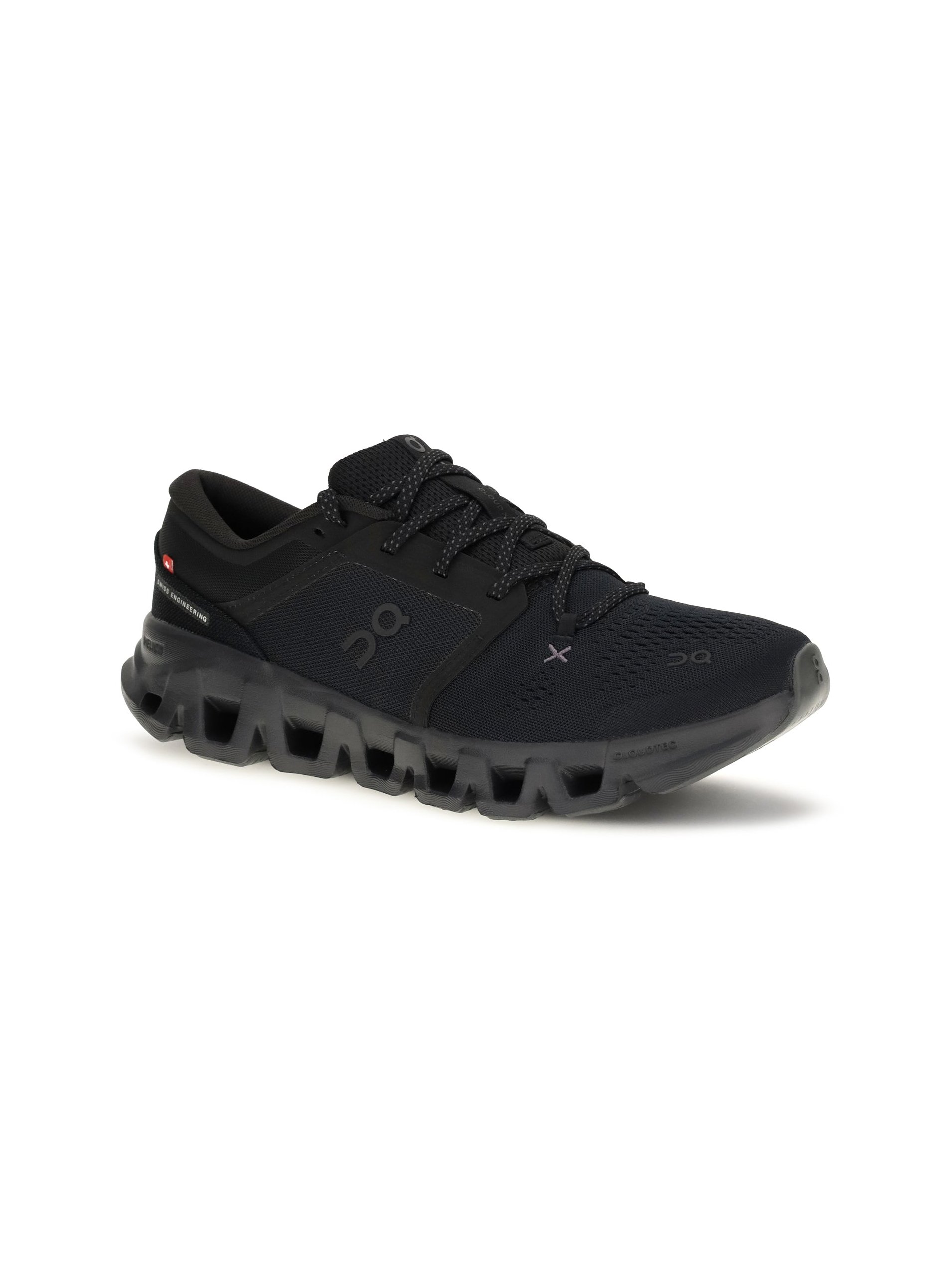 On Cloud X Sneaker — Black, view 4