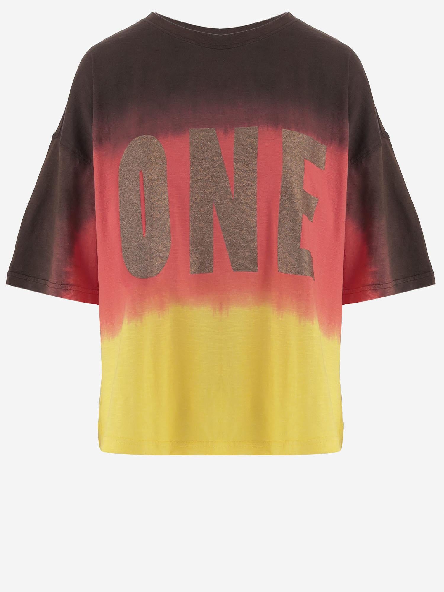 One Tee Ombré Cotton T-Shirt — Multicolor by One Tee