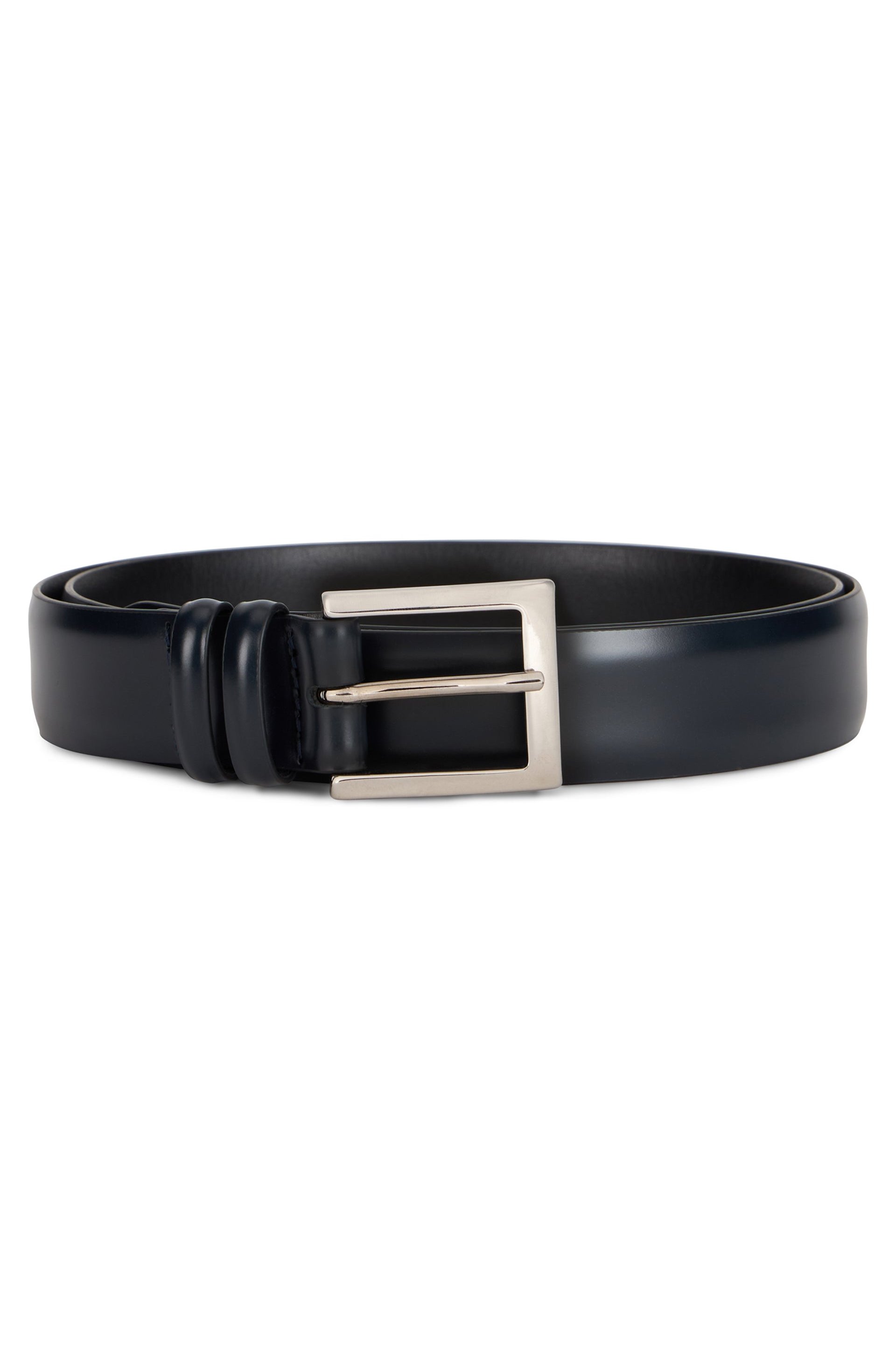 Orciani Brushed Calfskin Belt — Blue by Orciani
