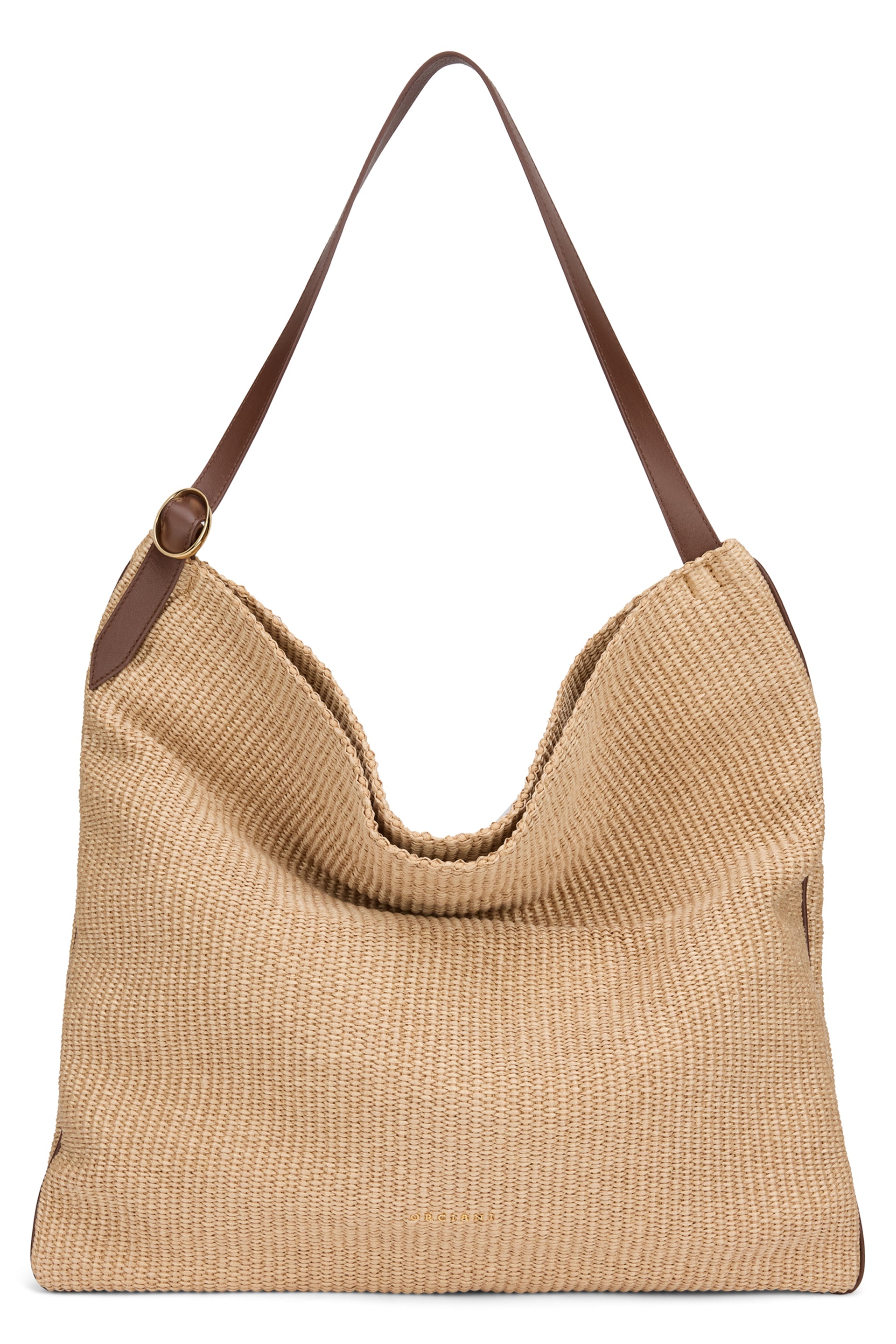 Orciani Zanzibar Shoulder Bag — Beige by Orciani