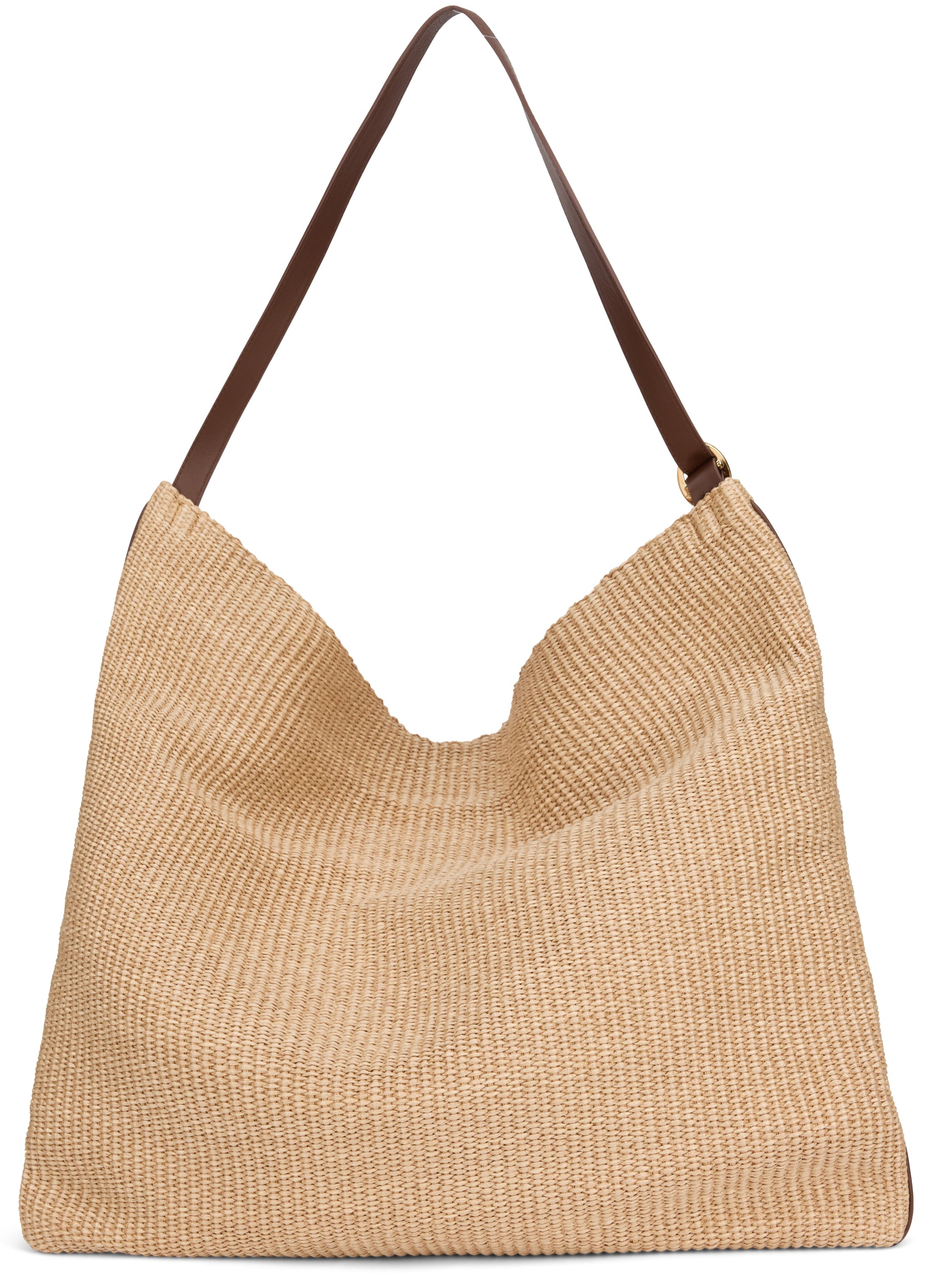 Orciani Zanzibar Shoulder Bag — Beige, view 4