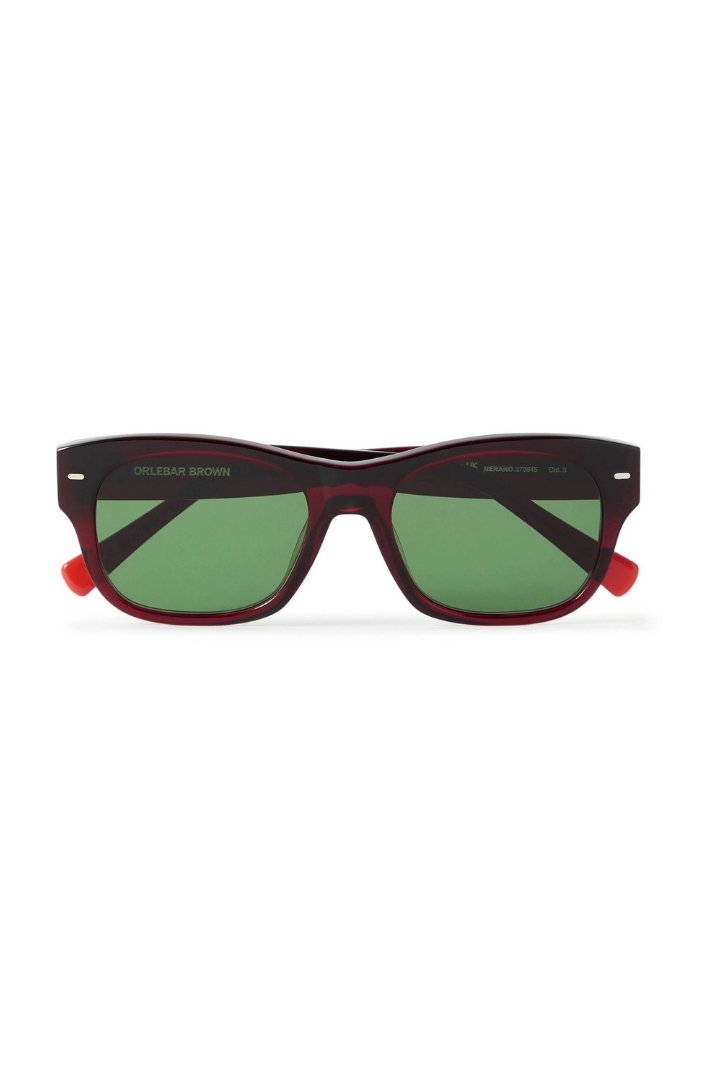 Orlebar Brown 273845 Sunglasses — Burgundy by Orlebar Brown