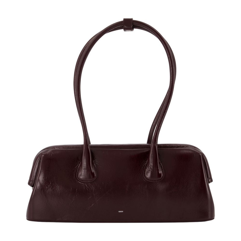 OSOI Boat Wide Shoulder Bag — Burgundy by OSOI