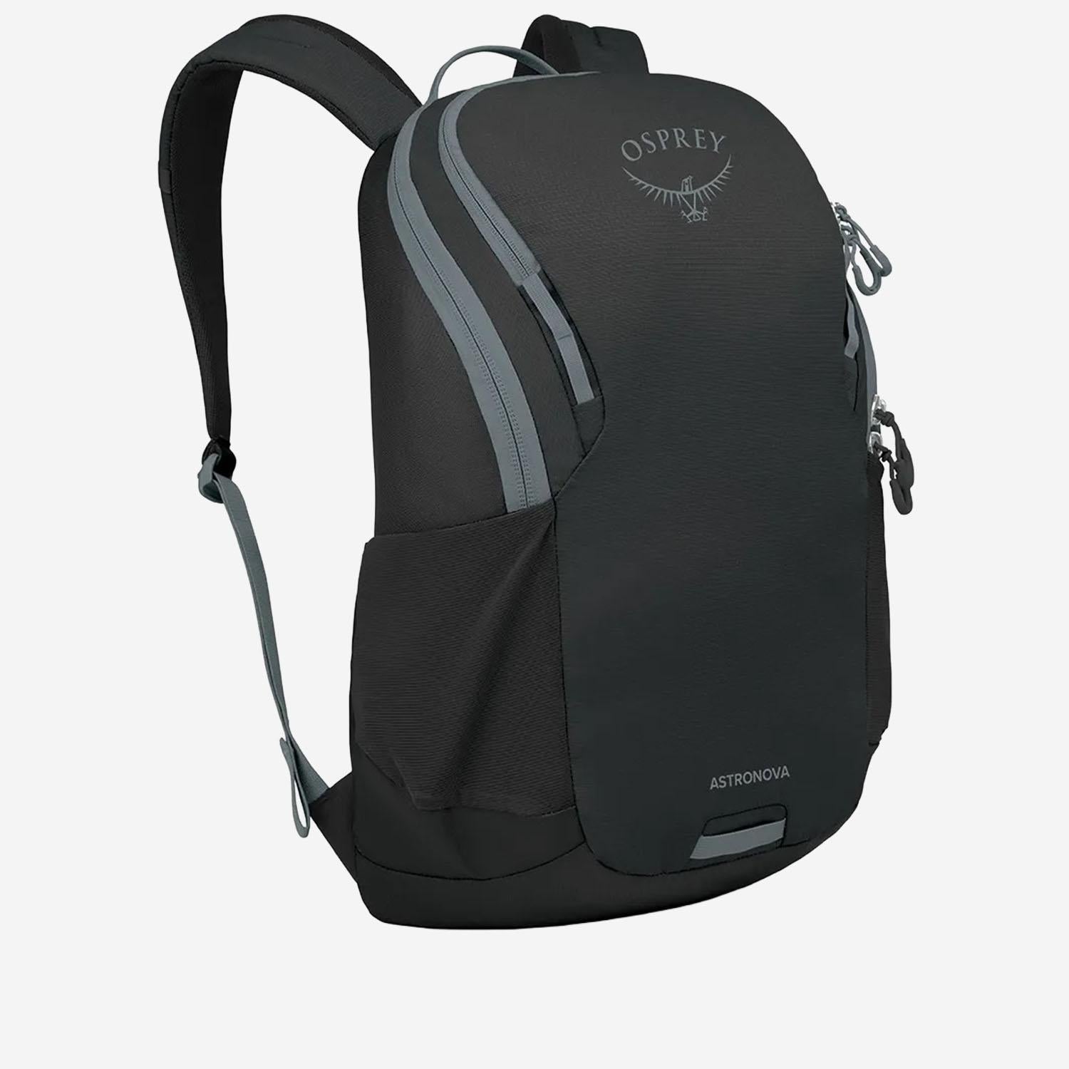Osprey Recycled Polyester Backpack — Black, view 3