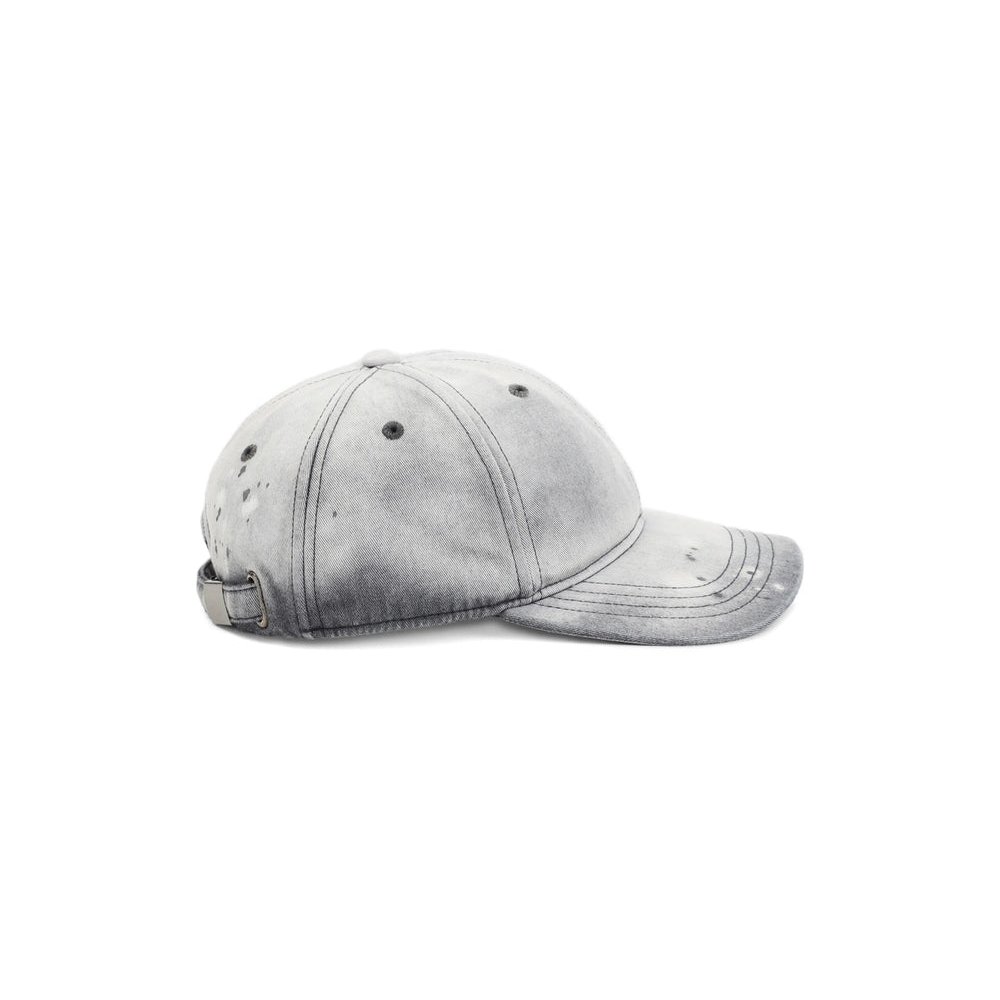 Our Legacy A2268BOC Washed Cotton-Blend Baseball Cap — Gray, view 3