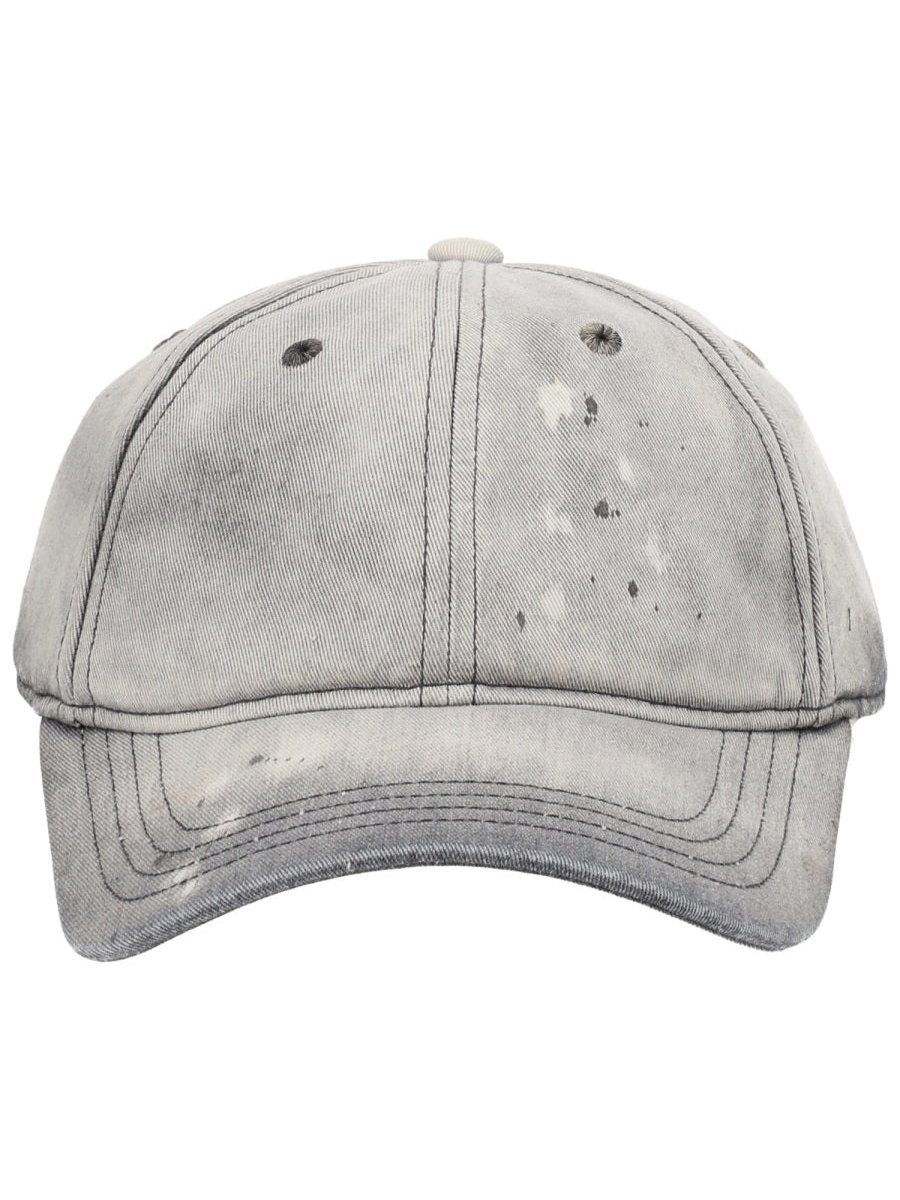 Our Legacy A2268BOC_OCTOWASH Embroidered Baseball Cap — Gray, view 2