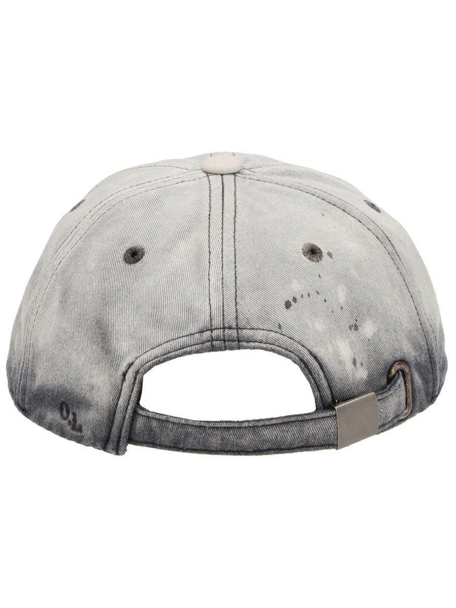 Our Legacy A2268BOC_OCTOWASH Embroidered Baseball Cap — Gray, view 3