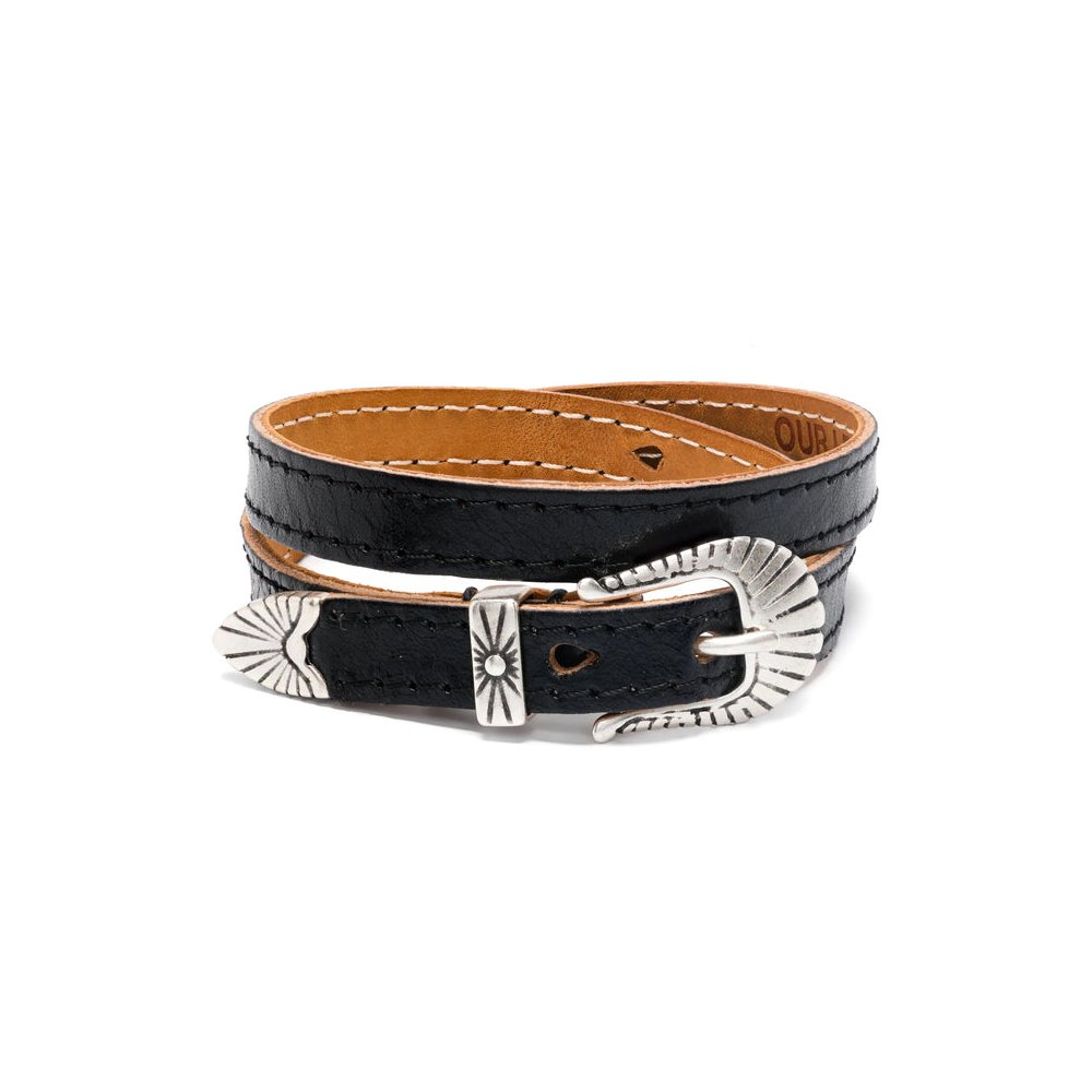 Our Legacy Silver-Tone Buckle Belt — Silver by Our Legacy
