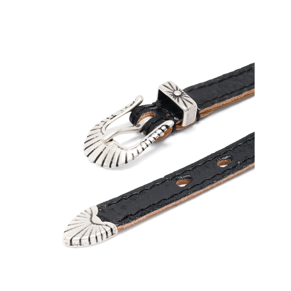 Our Legacy Silver-Tone Buckle Belt — Silver, view 2