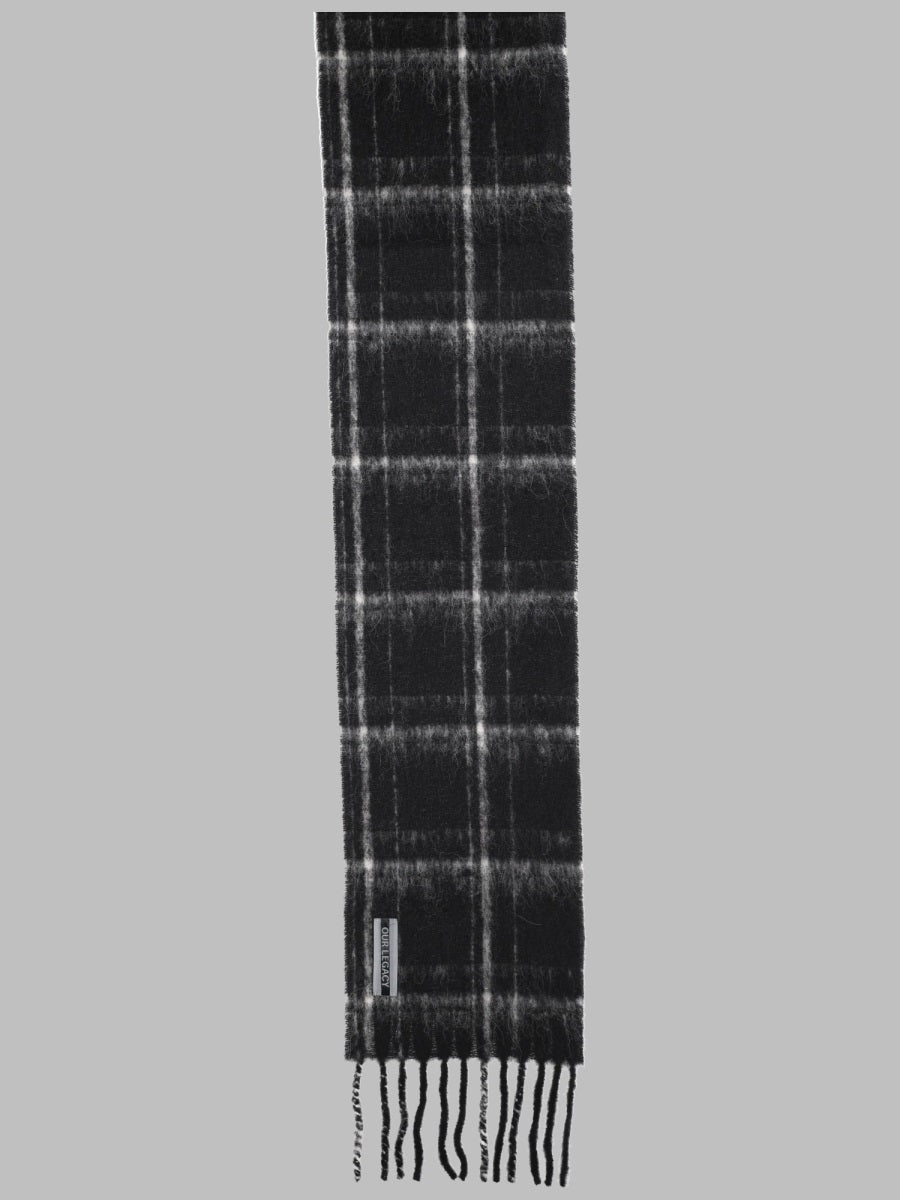 Our Legacy Alpaca and Wool Blend Scarf — Black by Our Legacy