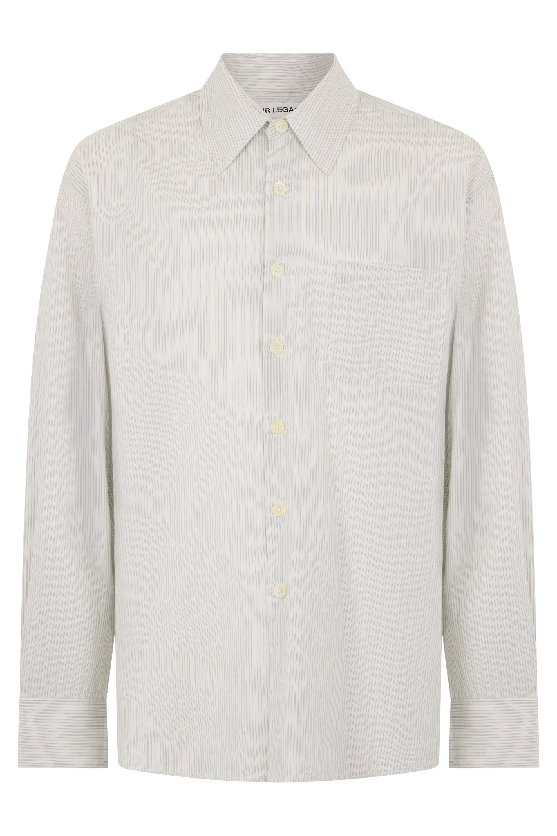 Our Legacy Striped Cotton Shirt — Cream by Our Legacy