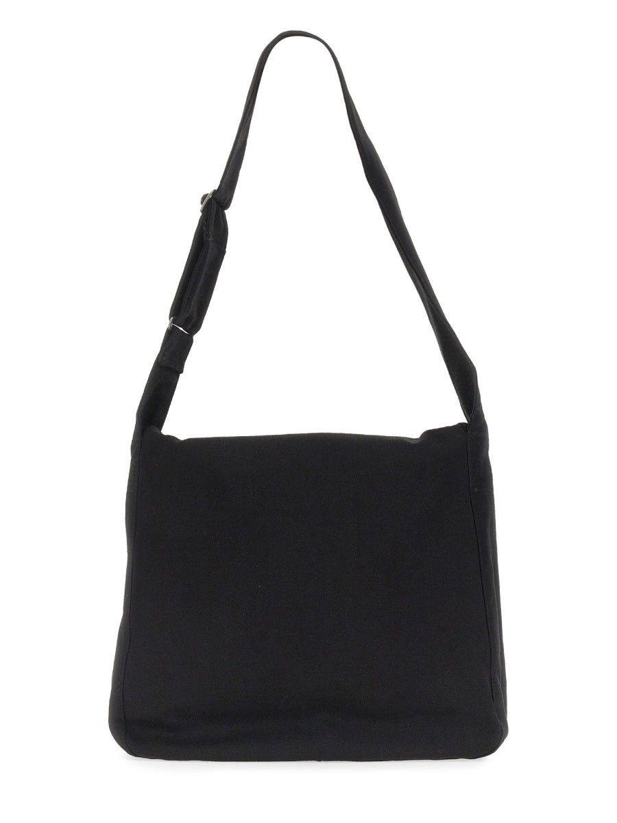 Our Legacy Washed Denim Shoulder Bag — Black by Our Legacy