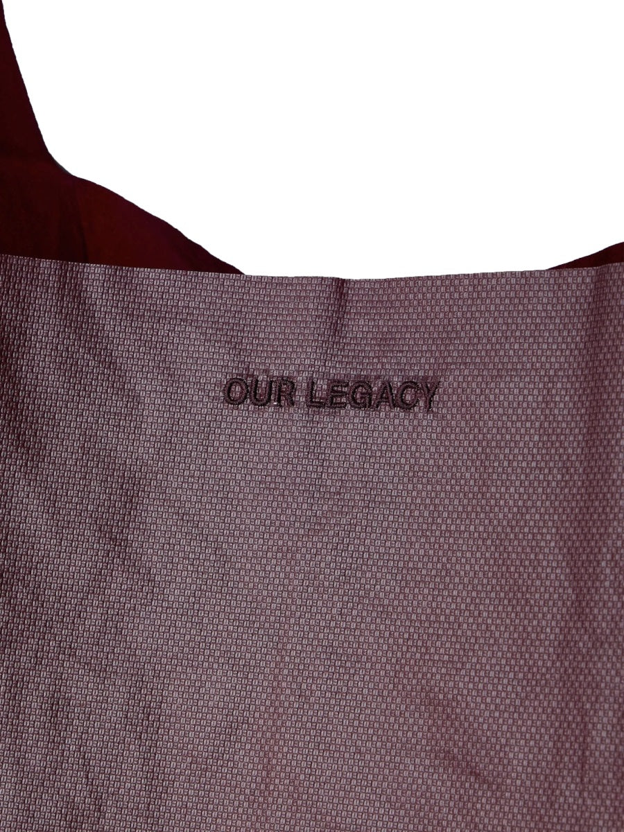Our Legacy Grocery Shoulder Bag — Red, view 3