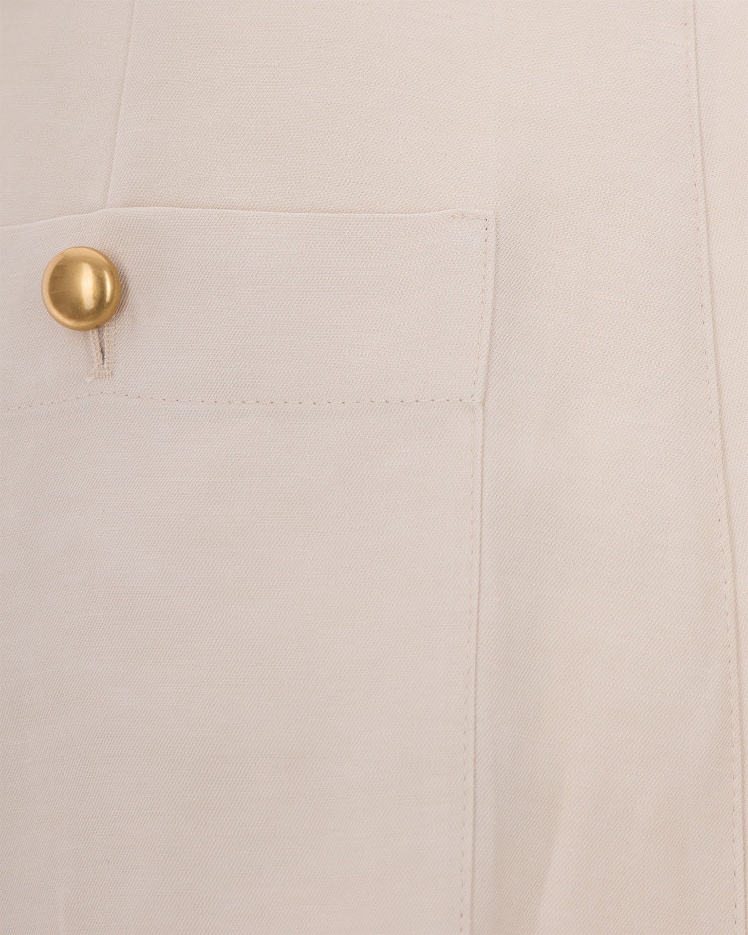 P.A.R.O.S.H. Linen Viscose Blend Bermuda Shorts — Beige, view 3