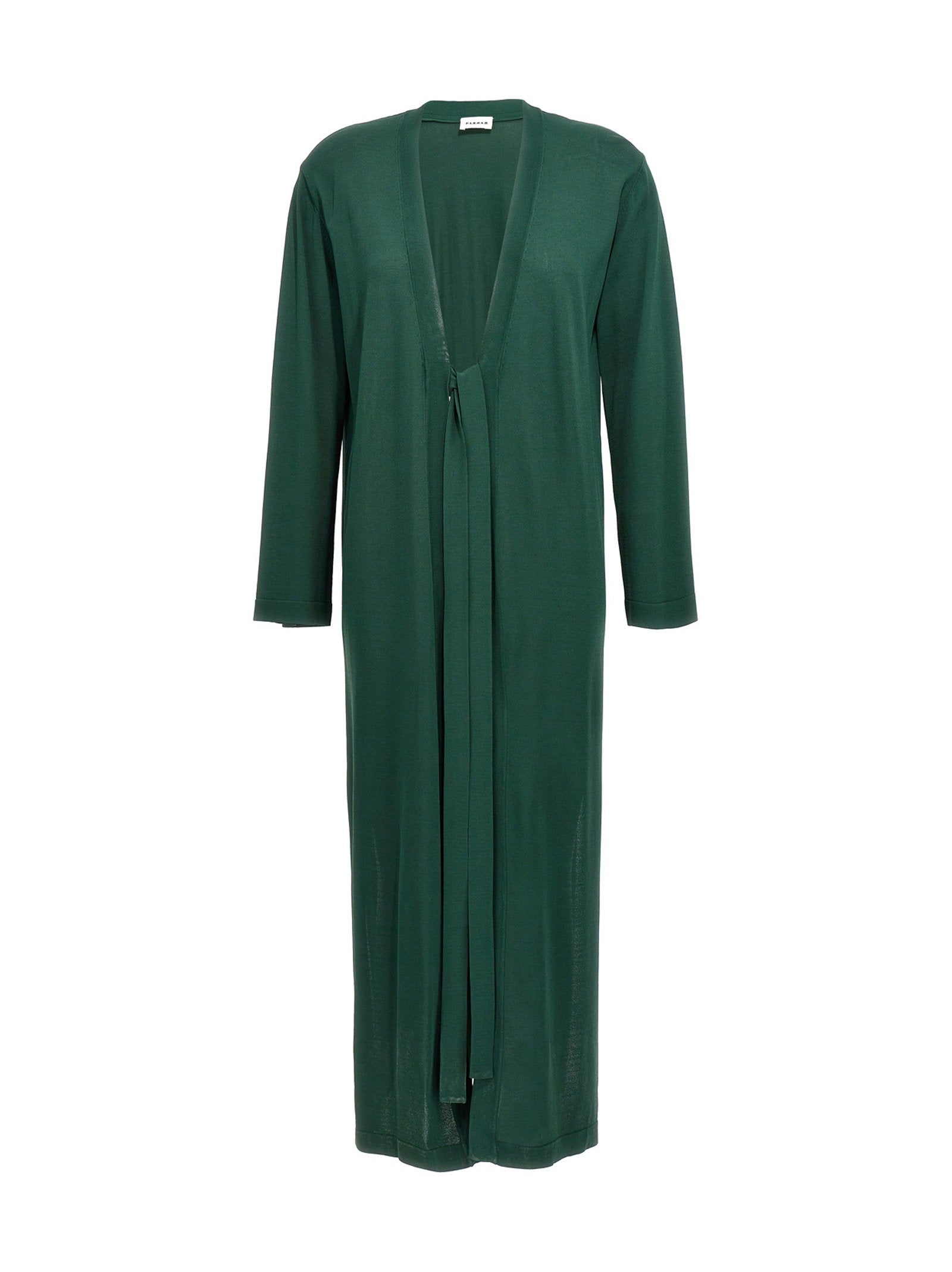 P.A.R.O.S.H. Viscose Blend Cardigan — Green by Parosh