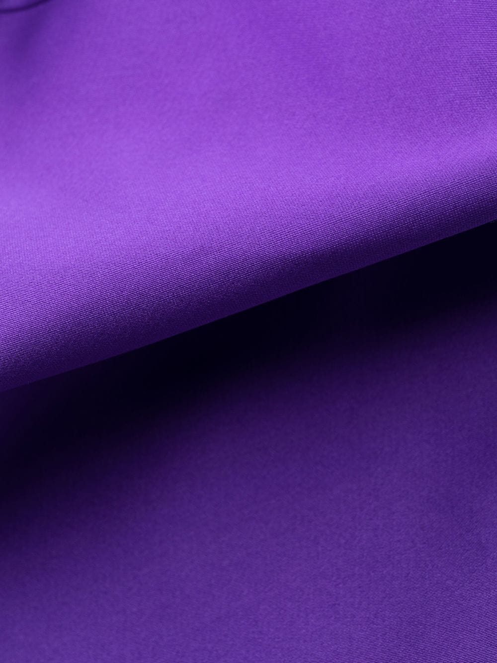 P.A.R.O.S.H. Ostrich-Feather Trim Satin Dress — Violet, view 2