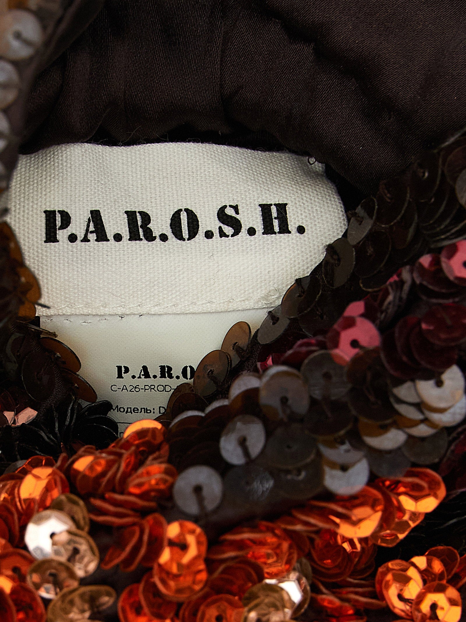 P.A.R.O.S.H. Gla Shoulder Bag — Brown, view 4