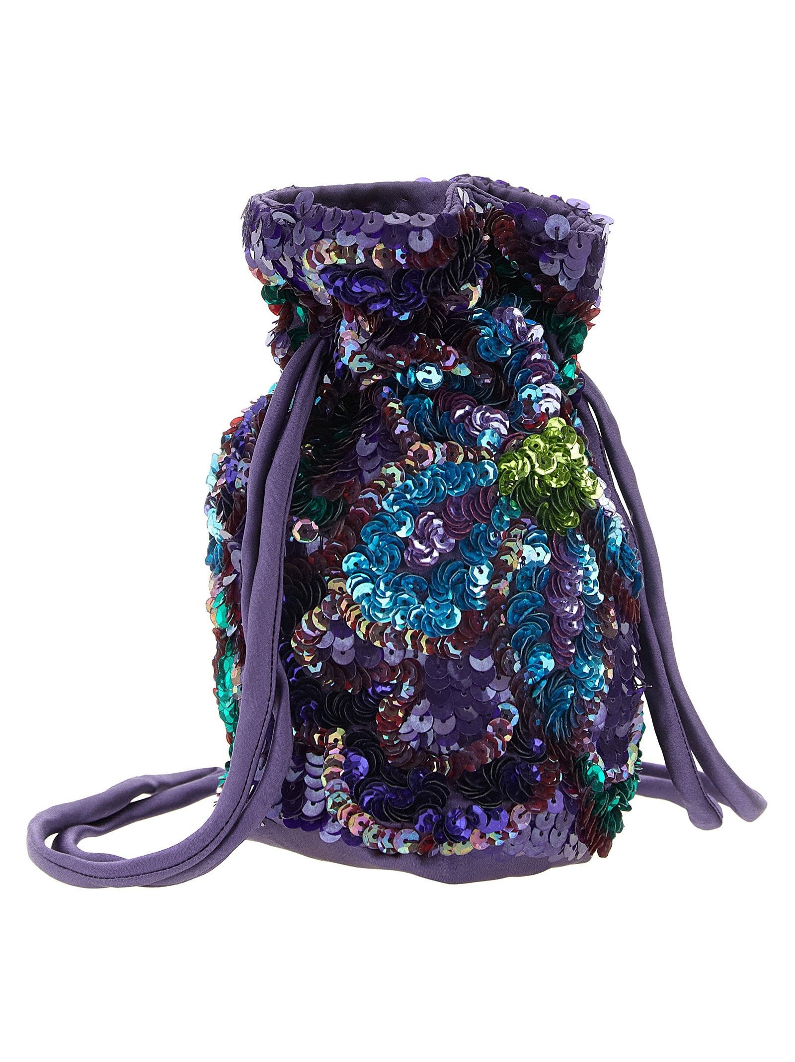 P.A.R.O.S.H. Gla Fabric Shoulder Bag — Purple, view 2