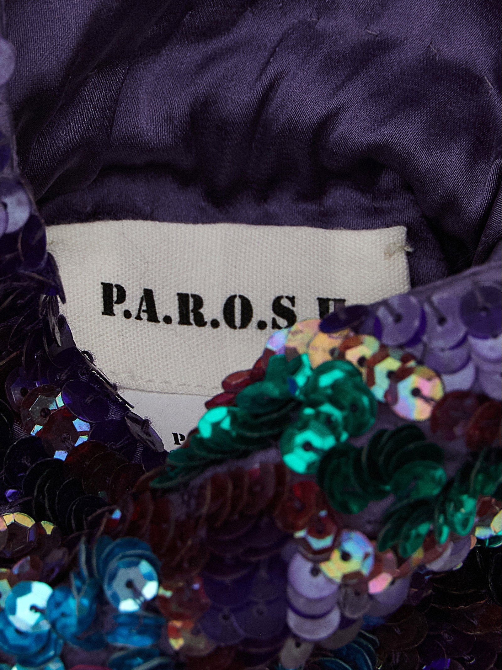 P.A.R.O.S.H. Gla Fabric Shoulder Bag — Purple, view 4