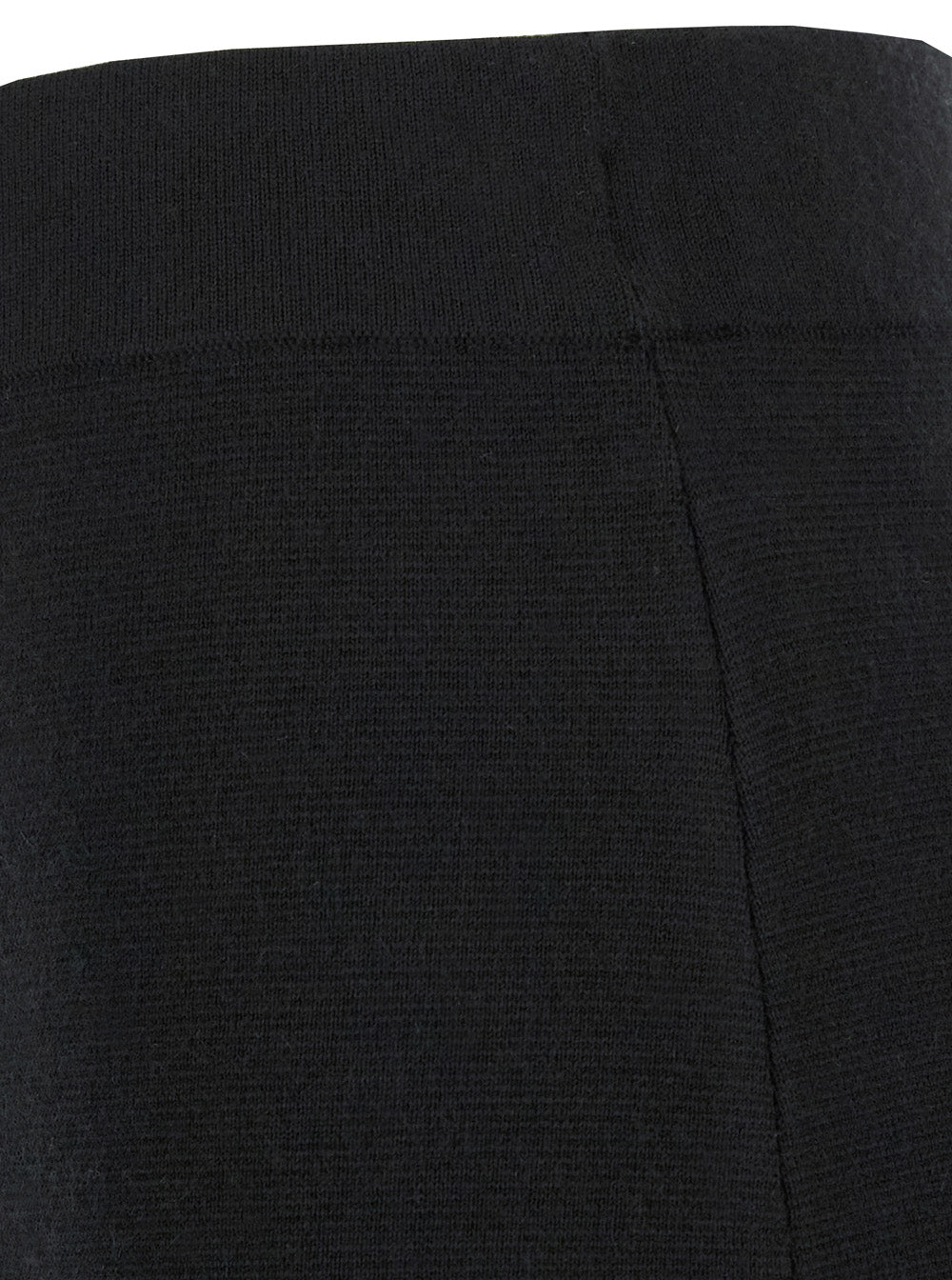 P.A.R.O.S.H. Wool and Cashmere Stretch Skirt — Black, view 3