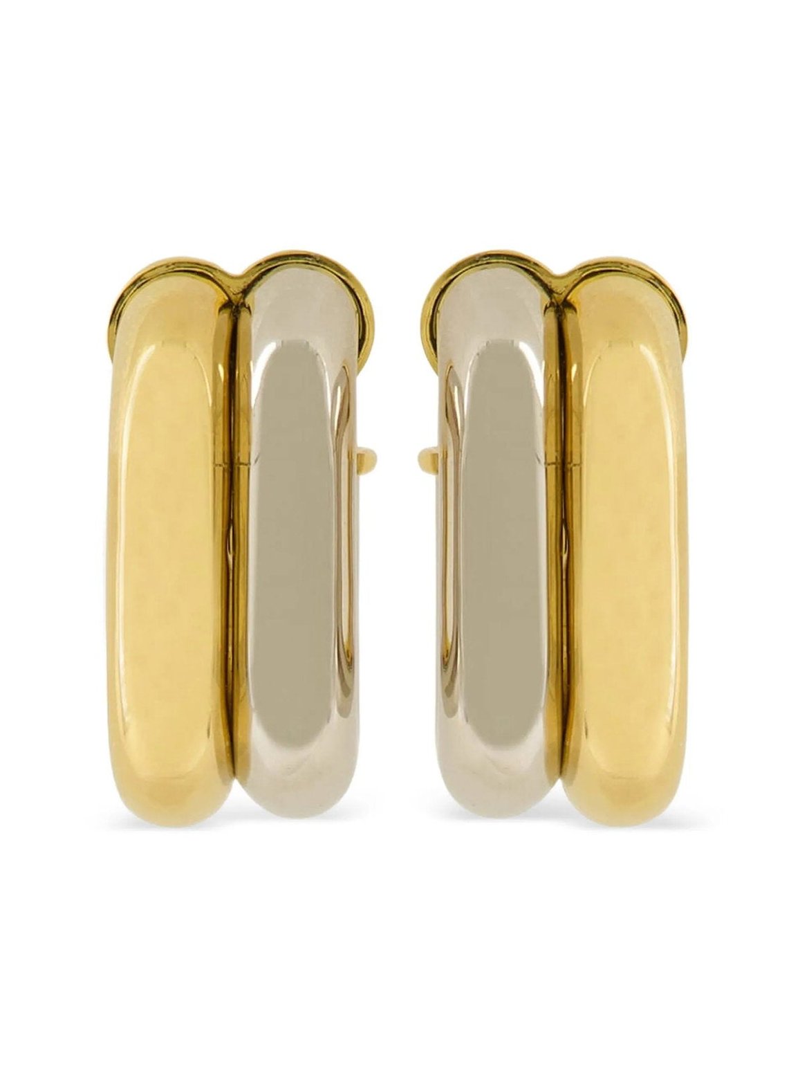 Paco Rabanne XL Link Earrings — Gold, view 2