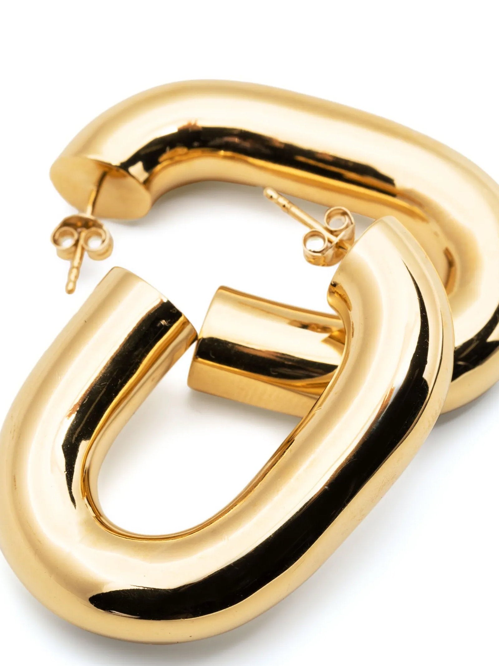Paco Rabanne XL Link Earrings — Gold, view 2