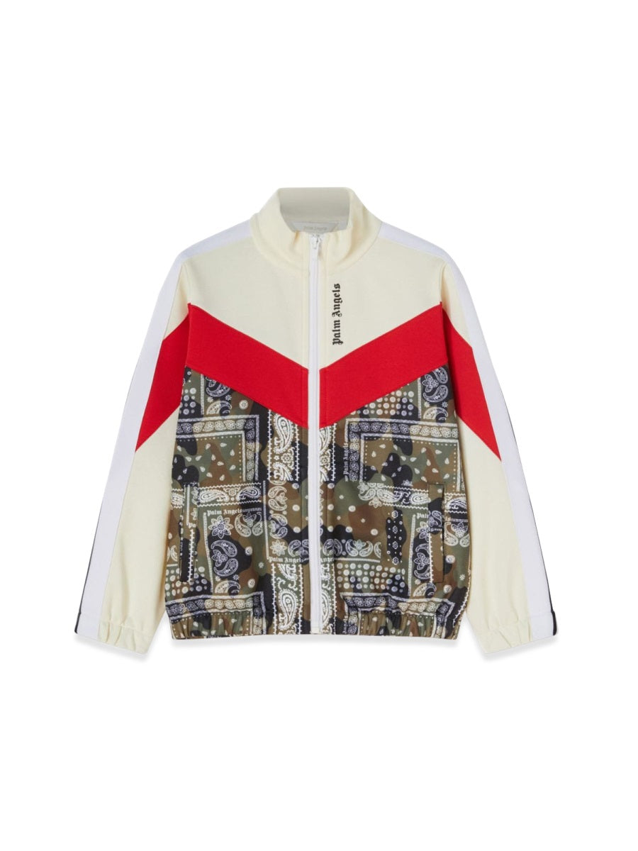 Palm Angels Polyester-Cotton Blend Jacket — White by Palm Angels