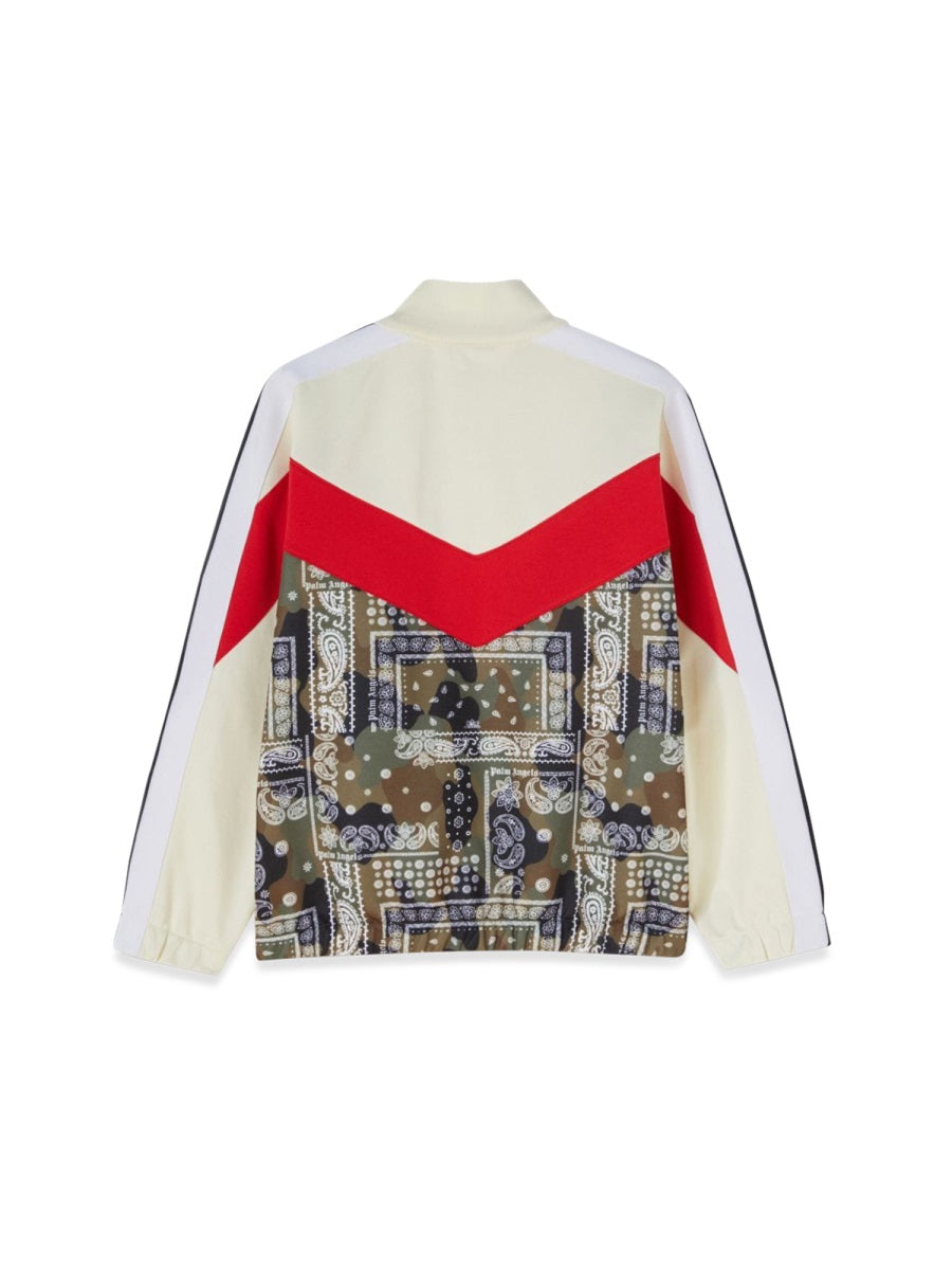 Palm Angels Polyester-Cotton Blend Jacket — White, view 2