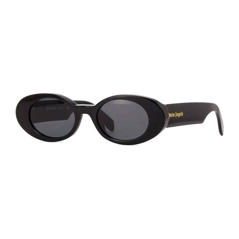 Palm Angels Oval Full Rim Sunglasses — Black by Palm Angels