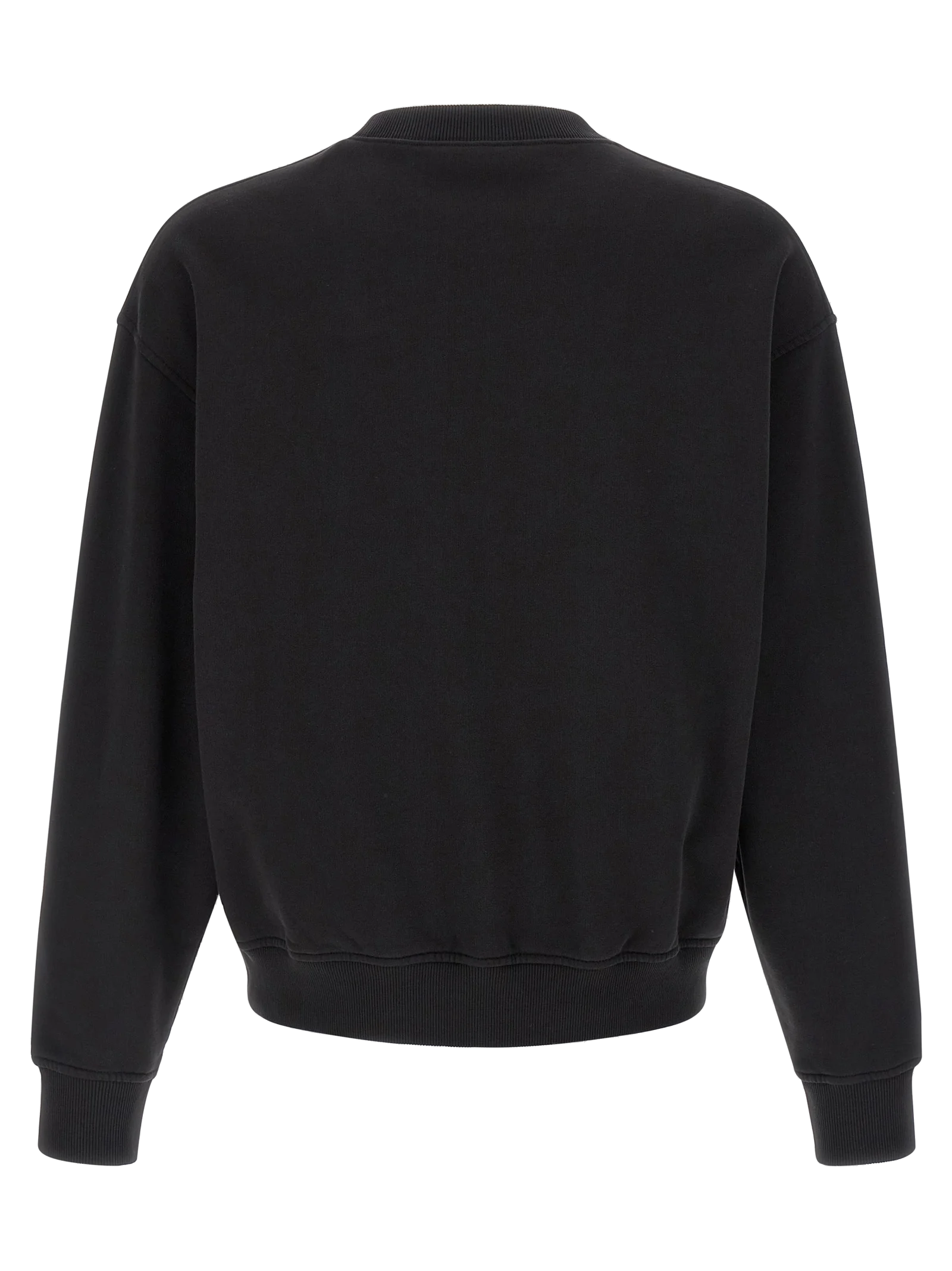 Palm Angels Logo-Embroidered Crew Neck Sweatshirt — Black, view 2