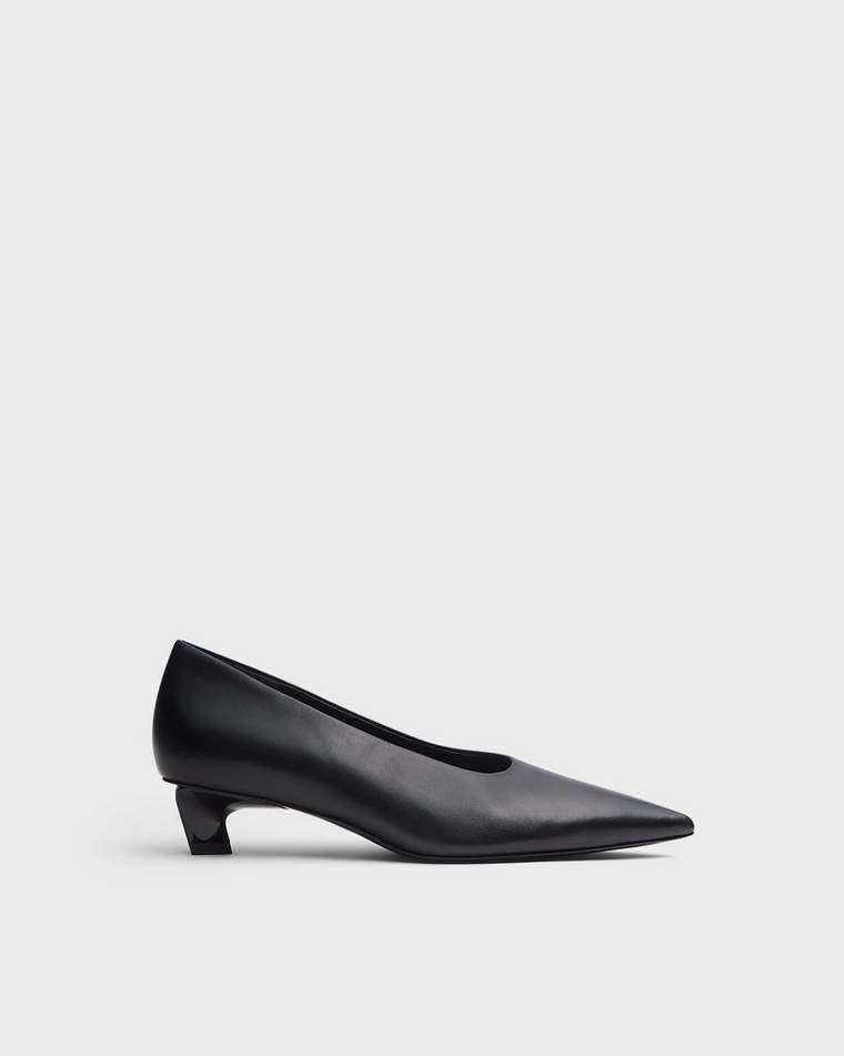 Paloma Leather Pump, view 3