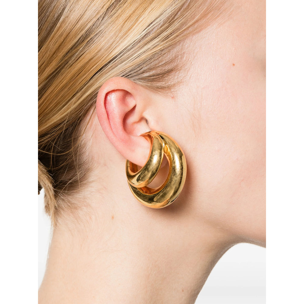 Panconesi Gold-Plated Sculptural Ear Cuff — Gold, view 3