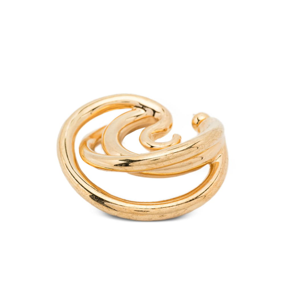 Panconesi Spiral Earrings — Gold, view 2