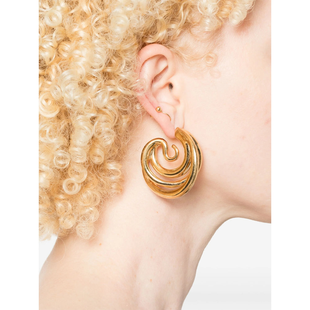 Panconesi Spiral Earrings — Gold, view 3