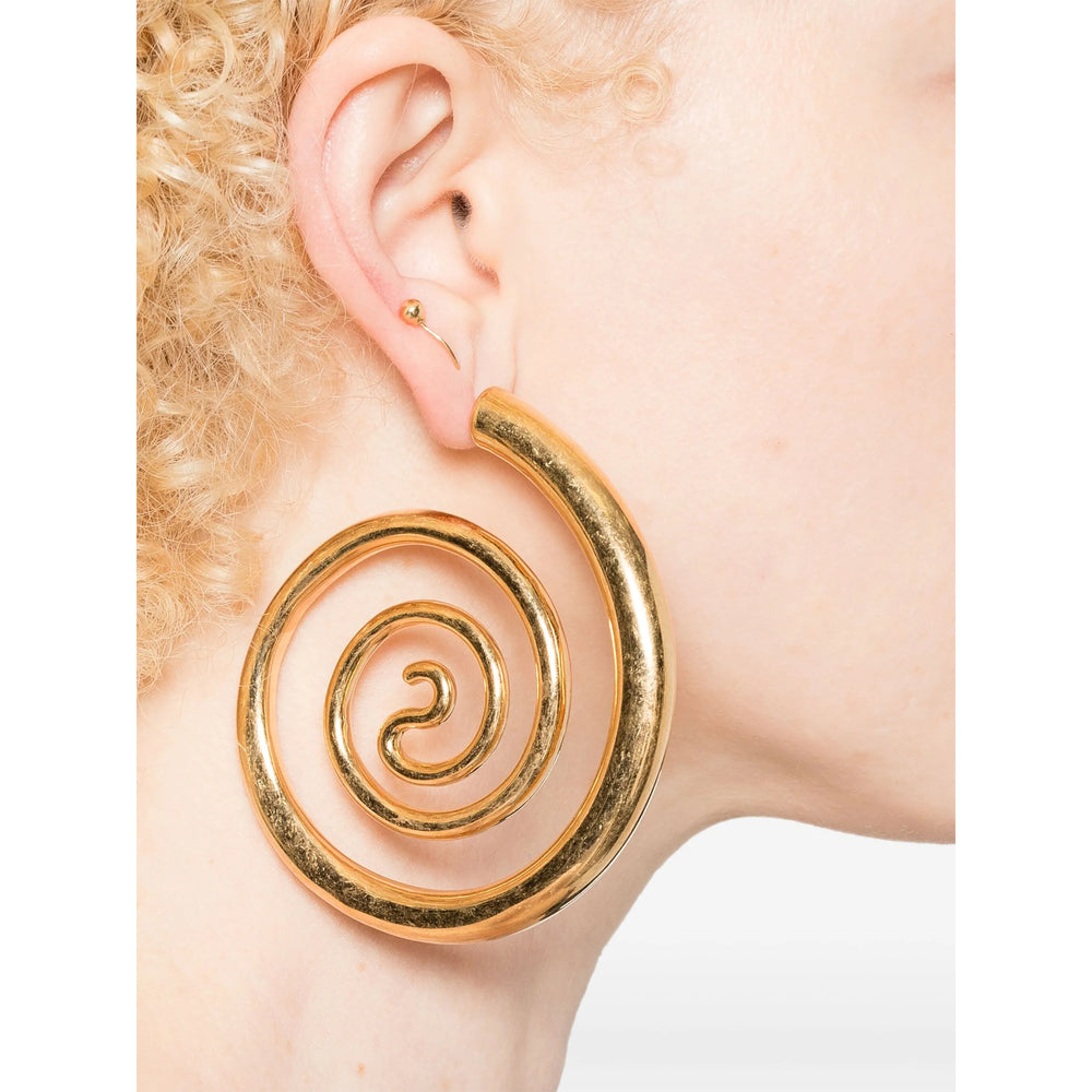 Panconesi Spiral Earrings — Gold, view 3