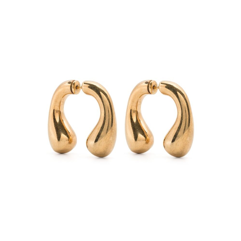 Panconesi Polished Gold-Tone Drop Earrings — Gold by Panconesi