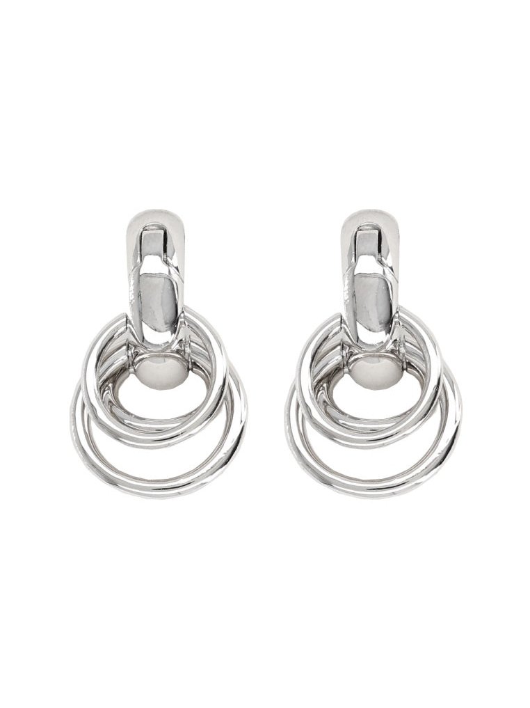 Panconesi Huggies Earrings — Silver, view 2
