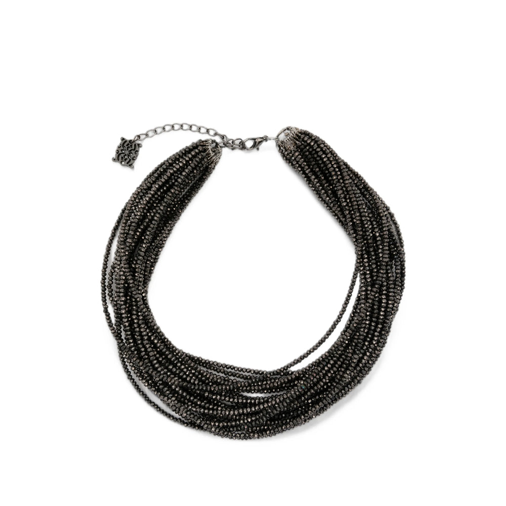 Panicale Beaded Bracelet — Black by Panicale