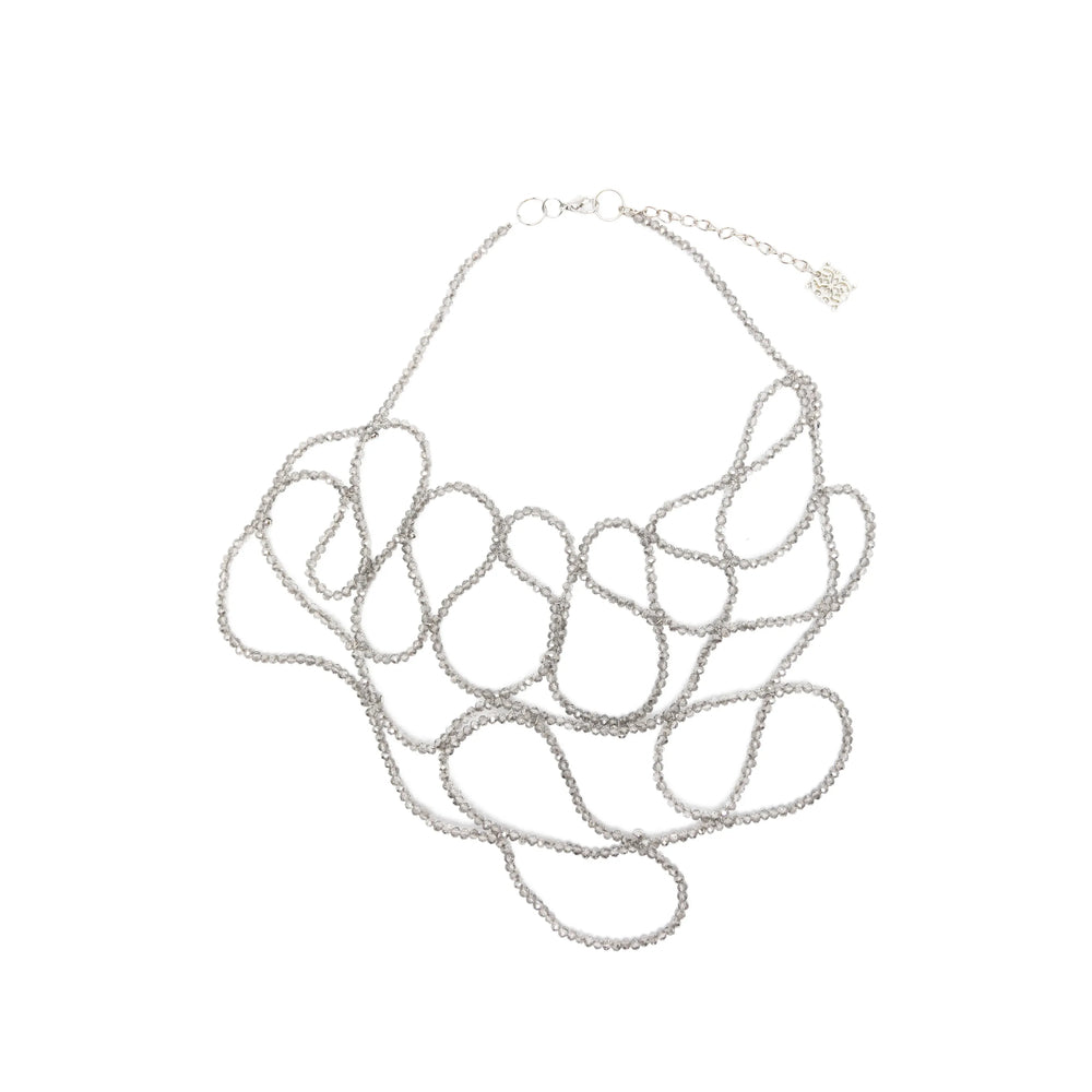 Panicale Multi-Loop Chain Necklace — Silver by Panicale