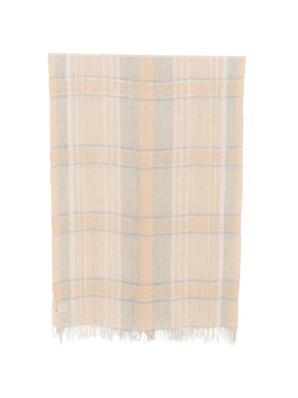 Panicale Check Pattern Scarf — Beige by Panicale