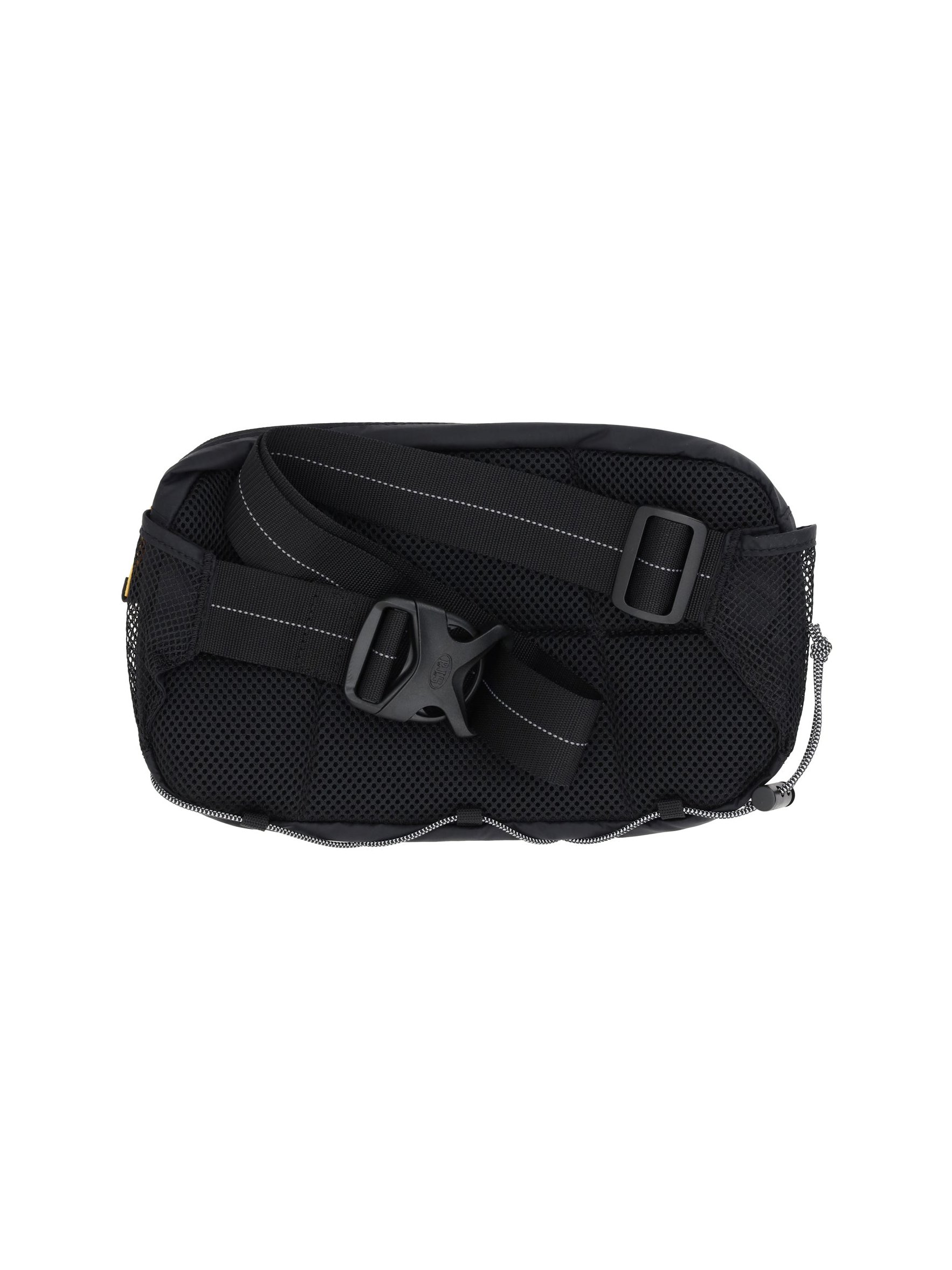 Parajumpers Logo-Patch Nylon Belt Bag — Black, view 2