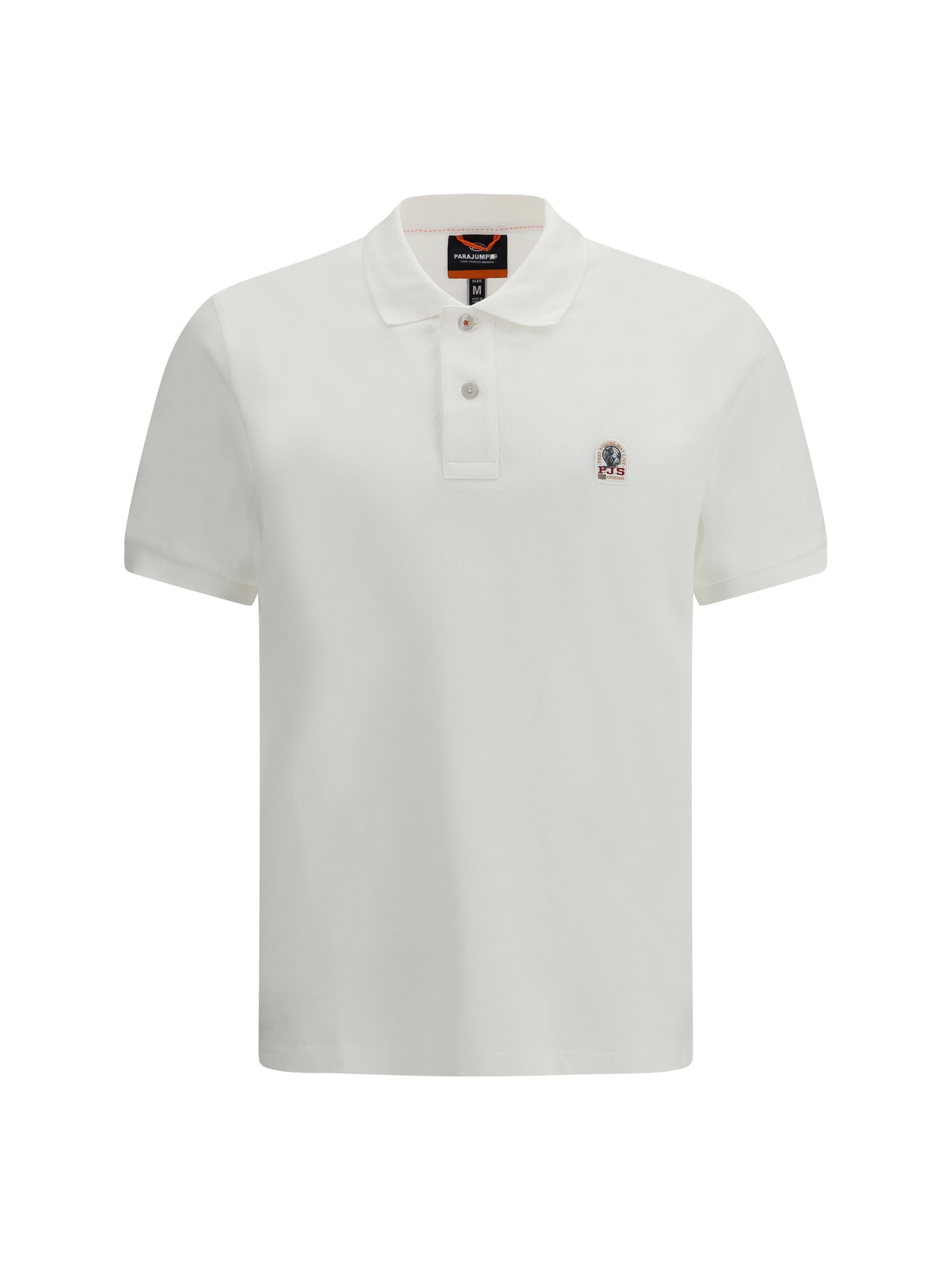 Parajumpers Logo-Embroidered Polo — White by Parajumpers
