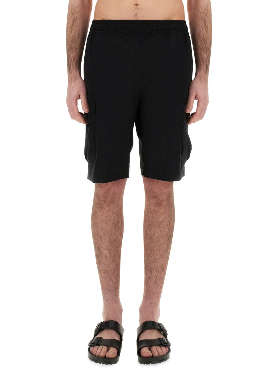 Parajumpers Lightweight Polyester Shorts — Black, view 2