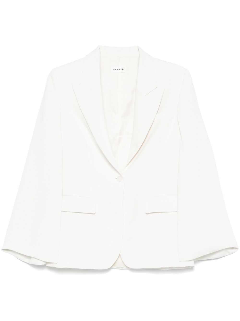 Parosh Single-Breasted Blazer — Ivory by Parosh