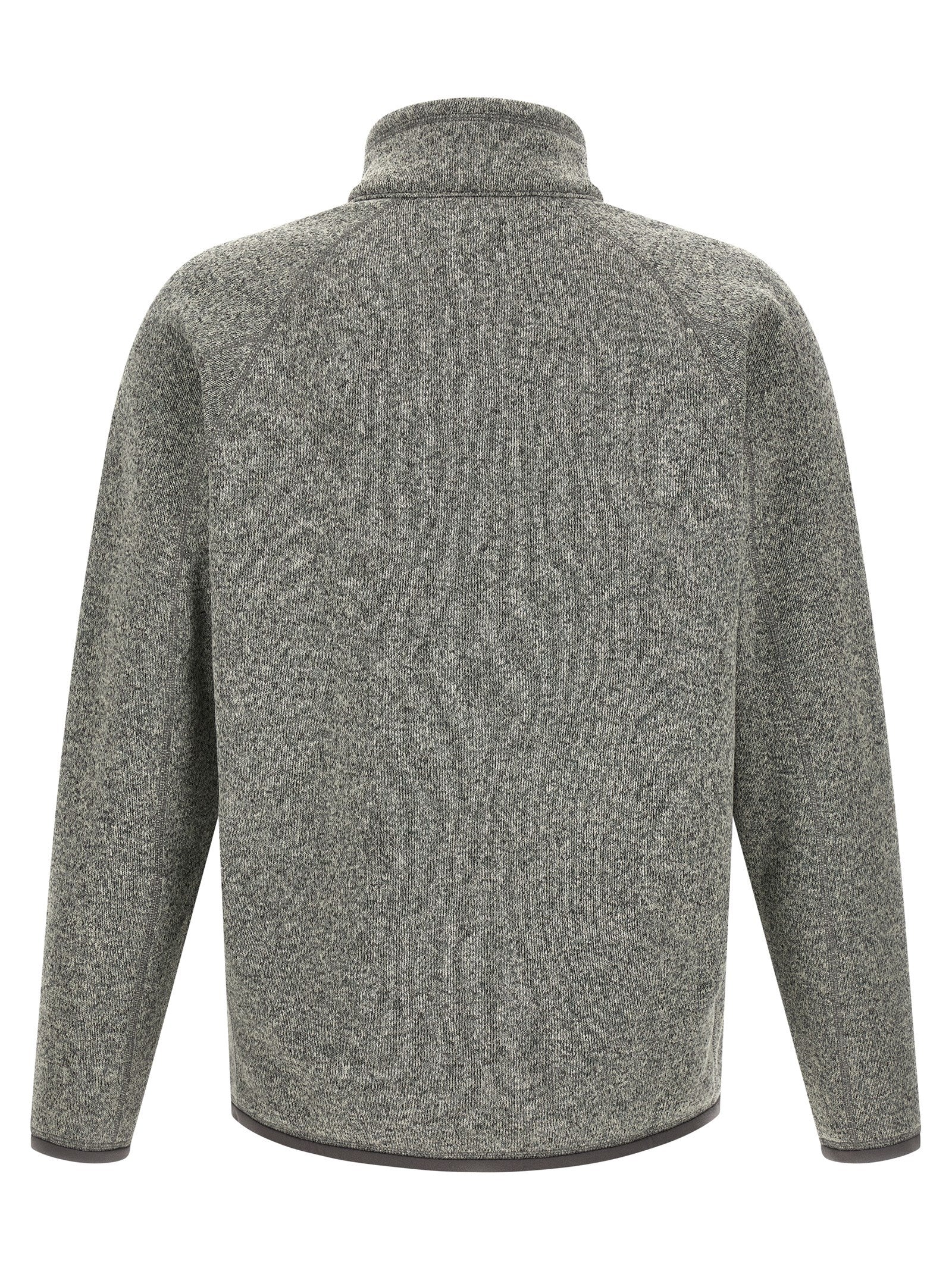 Patagonia Fleece Knit Jacket — Gray, view 2