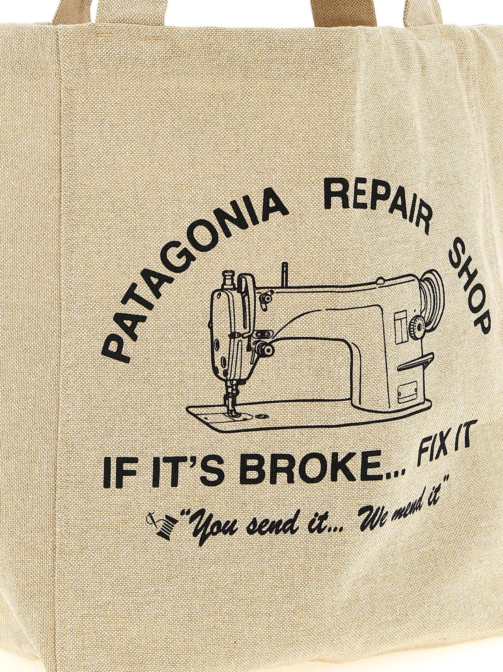 Patagonia Canvas Tote Bag — Beige, view 3