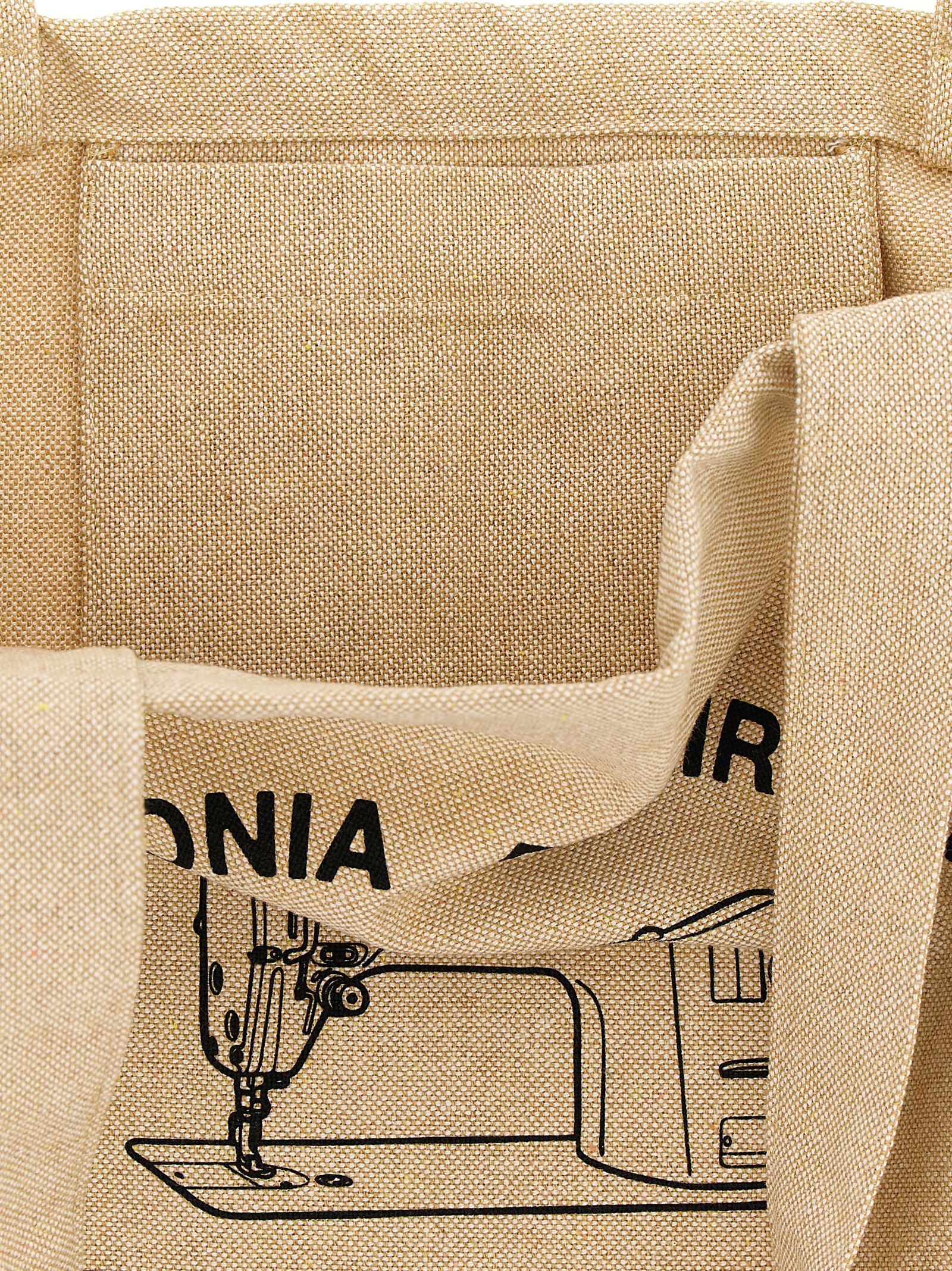 Patagonia Canvas Tote Bag — Beige, view 4