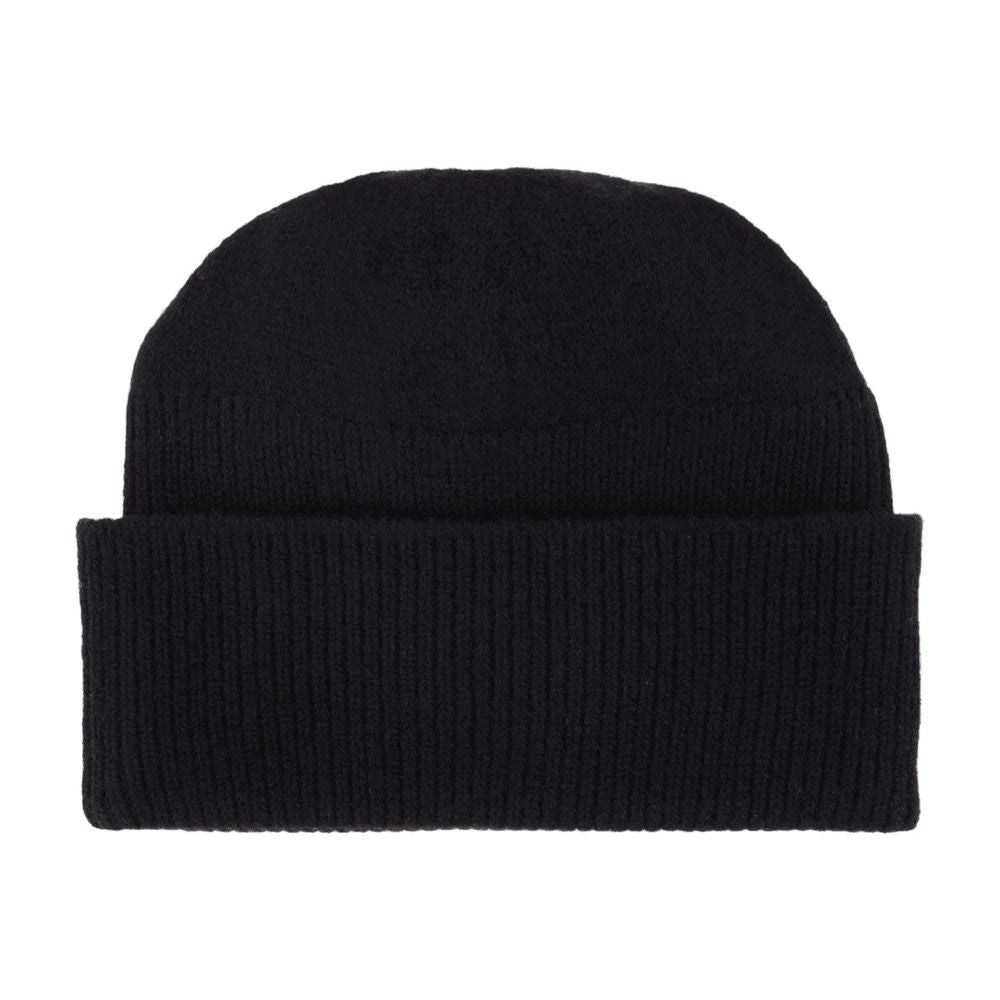 Patou AC0788041999B Wool Ribbed Beanie — Black by Patou
